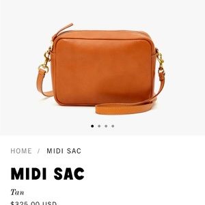 Clare V. Midi Sac in Tan.